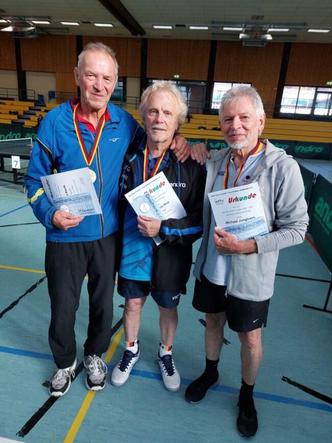 5 Michael Junghans Jahr 2024-25 - Urkunde zur bisher Letzten Medaille Vizebezirksmeister